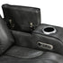 1 Seater Electric Air Leather Dark Grey Recliner