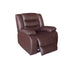 Fantasy Single Seater Recliner Chair Brown PU Faux Leather Lounge Armchair Sofa