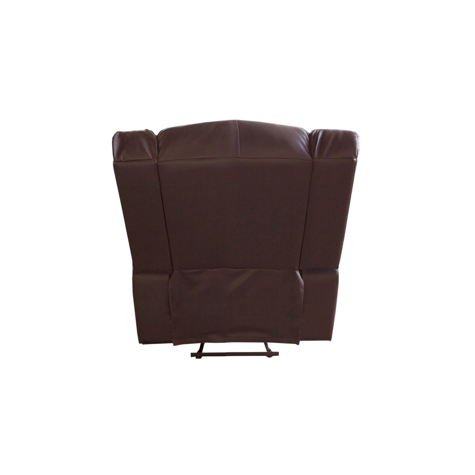 Fantasy Single Seater Recliner Chair Brown PU Faux Leather Lounge Armchair Sofa