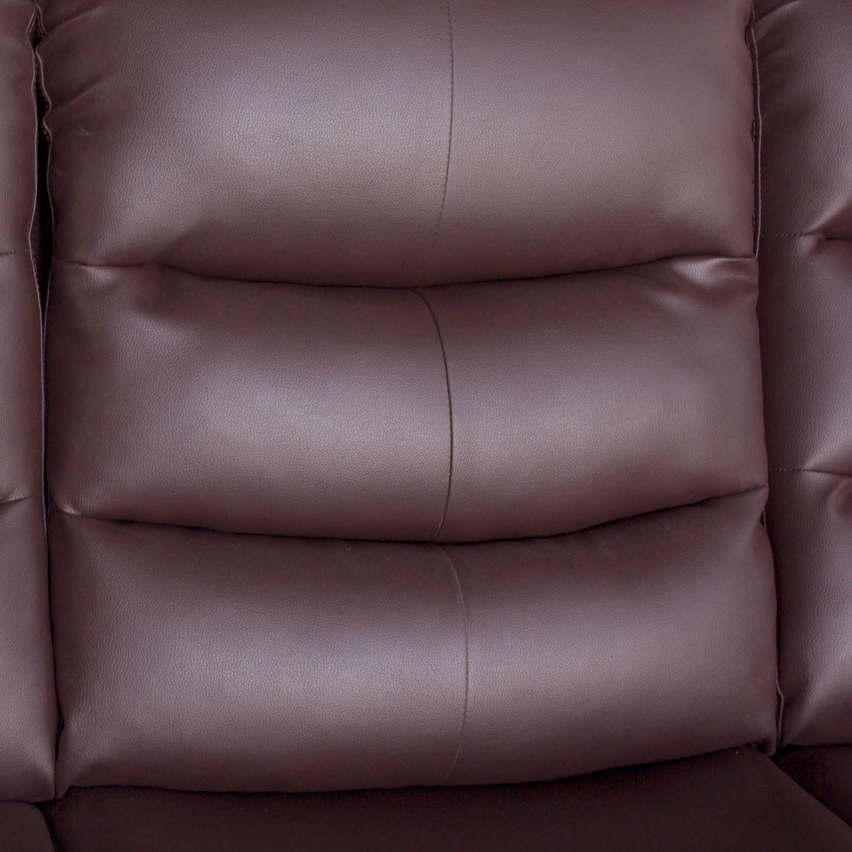 Fantasy Single Seater Recliner Chair Brown PU Faux Leather Lounge Armchair Sofa