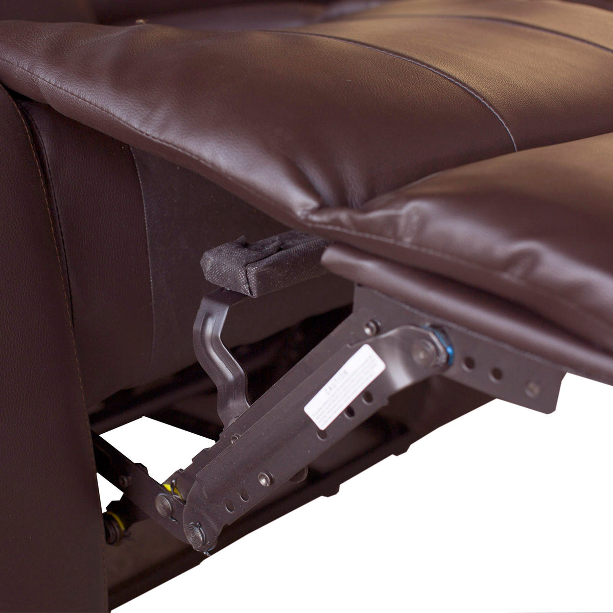 Fantasy Single Seater Recliner Chair Brown PU Faux Leather Lounge Armchair Sofa