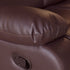 Fantasy Single Seater Recliner Chair Brown PU Faux Leather Lounge Armchair Sofa