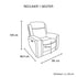 1 Seater Electric Leather/PVC Black Recliner