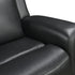 2 Seater Electric Leather/PVC Black Recliner