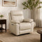1 Seater Top Grain Leather Electric Recliner Sofa
