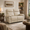 2 Seater Top Grain Leather Electric Recliner Sofa