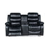 Chelsea 3R+1R+1R Seater Finest Leatherette Recliner Feature Console LED Light Ultra Cushioned