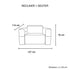 Multiple Seater Fabric Power Recliner with Power Headrest & Zero-Wall Design
