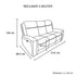 3-2-1 Seater Electric Leather/PVC Black Recliner Set