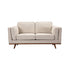 3+2+1 Seater Sofa Beige Fabric Lounge Set for Living Room Couch with Wooden Frame