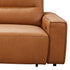 Albany 3 Seater Sectional Chaise Genuine Leather Sofa Bed