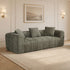 Frameless Compressed Fabric 3 Seater Sofa
