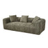 Frameless Compressed Fabric 3 Seater Sofa