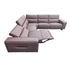 5 Seater Real Cow Leather Sofa with Power Recliner Adjustable Headrest Wooden Frame Corner Lounge