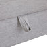 Fabric Electric Recliner Grey Chaise Sofa with Storage