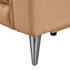 Top Grain Leather Electric Recliner Chaise Sofa with Storage