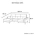 Top Grain Leather Electric Recliner Chaise Sofa with Storage
