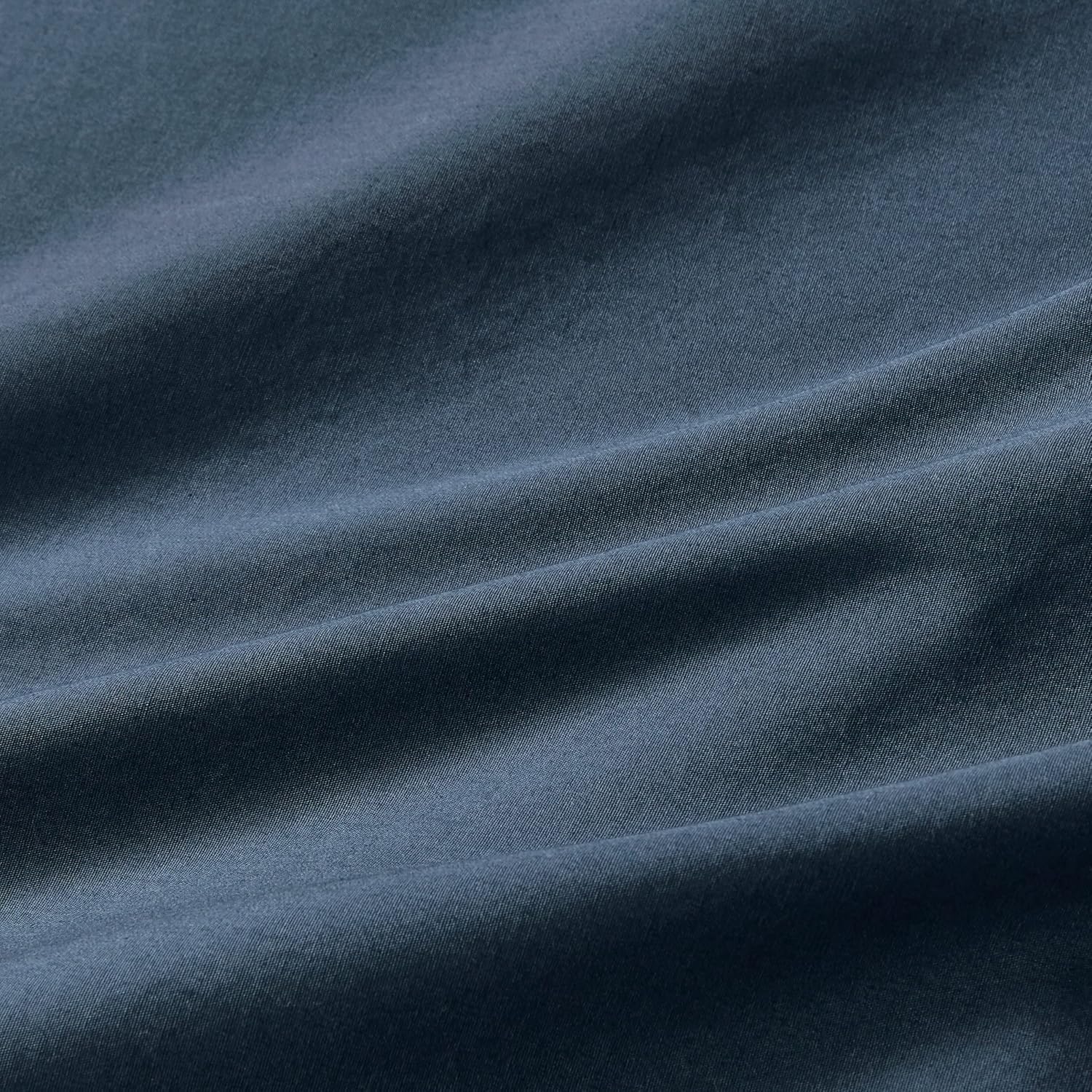 100% Vintage Washed Cotton Fitted Sheet Combo Set – 100% Natural Cotton, Ultra Soft & Breathable – Includes Fitted Sheet & Pillowcases – Machine Washable (Indigo, Single)