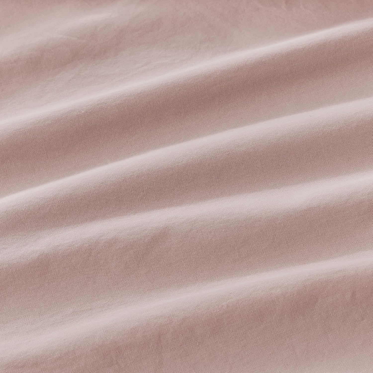 100% Vintage Washed Cotton Fitted Sheet Combo Set – 100% Natural Cotton, Ultra Soft & Breathable – Includes Fitted Sheet & Pillowcases – Machine Washable (Pink, Single)