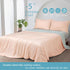 Ice Cooling Reversible Summer Comforter Blanket (Orange and Blue, Single/Double)