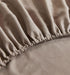 Vintage Washed Microfibre Sheet Set (Truffle, Queen)