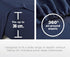 Bamboo Microfibre Sheet Set - Navy - King