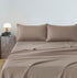 Vintage Washed Microfibre Sheet Set (Truffle, King)