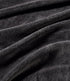 Teddy Sherpa Twin-Pack European Pillowcases - Soft Reversible Velvet & Sherpa Cushion Covers - Machine Washable with Zipper Closure -  65x65cm - Charcoal