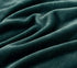 Teddy Sherpa Twin-Pack European Pillowcases - Soft Reversible Velvet & Sherpa Cushion Covers - Machine Washable with Zipper Closure -  65x65cm - Emerald Green