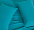Vintage Washed Microfibre Sheet Set (Teal, King Single)