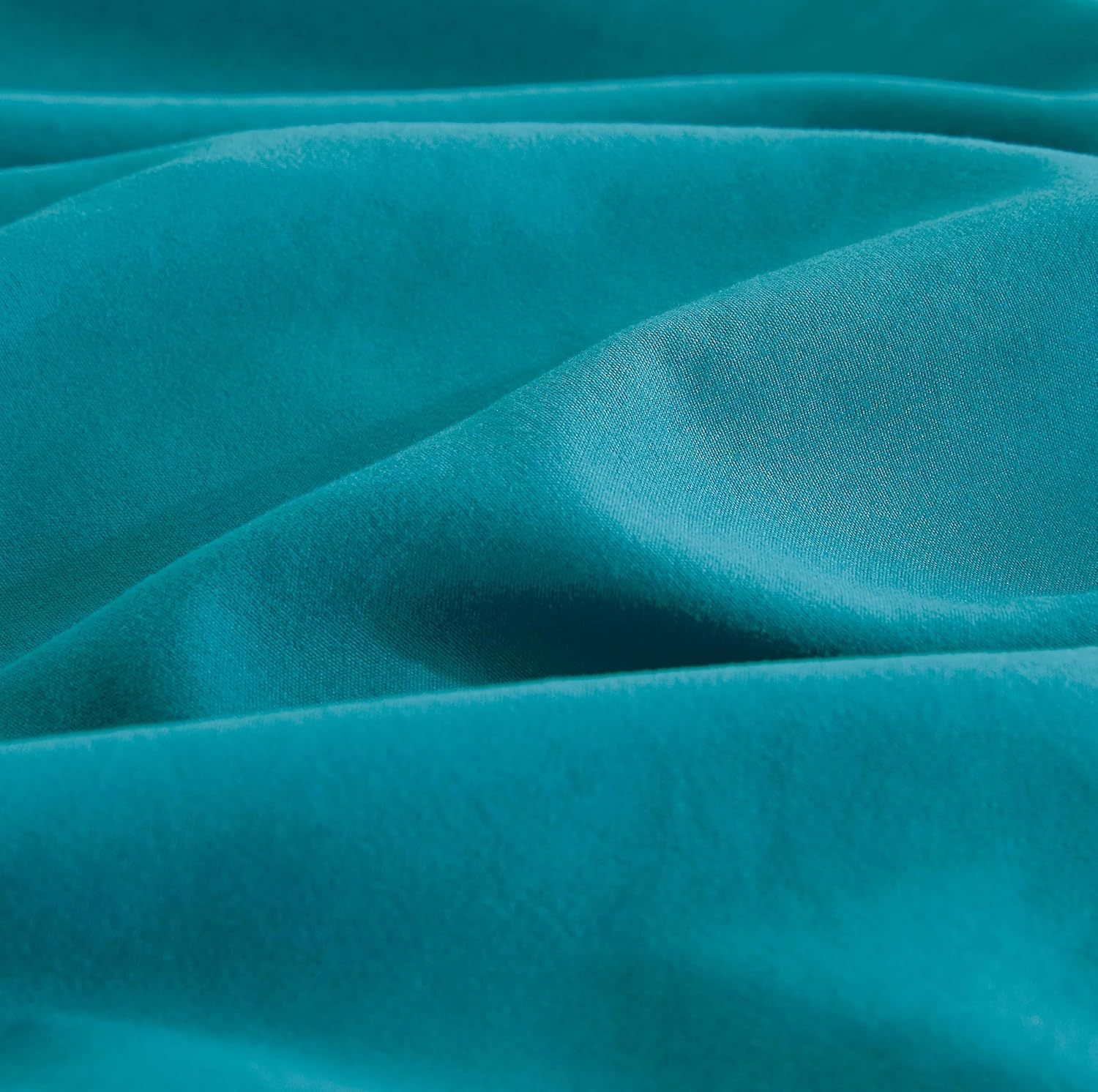 Vintage Washed Microfibre Sheet Set (Teal, King Single)