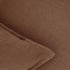 Linen Cushion Covers - 30% Linen 70% Cotton Blend, Soft & Breathable with Hidden Zipper Design - Cocoa Brown, 45cm x 45cm (Twin Pack)