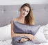 Luxury Pillowcase - 100% Pure Mulberry Silk on Both Sides - Charcoal