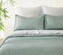 Bamboo Microfibre Quilt Cover Set - Sage Green - Super King