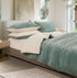 2-in-1 Teddy Sherpa Quilt Cover Set (Sage Green, Super King)