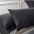 Set of 2 100% Jersey Cotton Soft Breathable Stretchy Standard Pillowcase - Black Marble