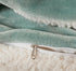 Teddy Sherpa Twin-Pack Standard Pillowcases - Soft Reversible Velvet & Sherpa Cushion Covers - Machine Washable with Zipper Closure -  48x73cm - Sage Green