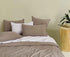 Twin Pack Vintage Washed Microfibre Standard Pillowcase (Truffle, Standard)