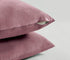 Twin-Pack Velvet Cushion Covers - Soft Microfibre Cushion Covers with Hidden Zipper (Blush, 30cm*50cm)