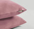 Twin-Pack Velvet Cushion Covers - Soft Microfibre Cushion Covers with Hidden Zipper (Blush, 30cm*50cm)