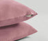 Twin-Pack Velvet Cushion Covers - Soft Microfibre Cushion Covers with Hidden Zipper (Blush, 45cm*45cm)