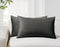 Twin-Pack Velvet Cushion Covers - Soft Microfibre Cushion Covers with Hidden Zipper (Dark Grey, 30cm*50cm)
