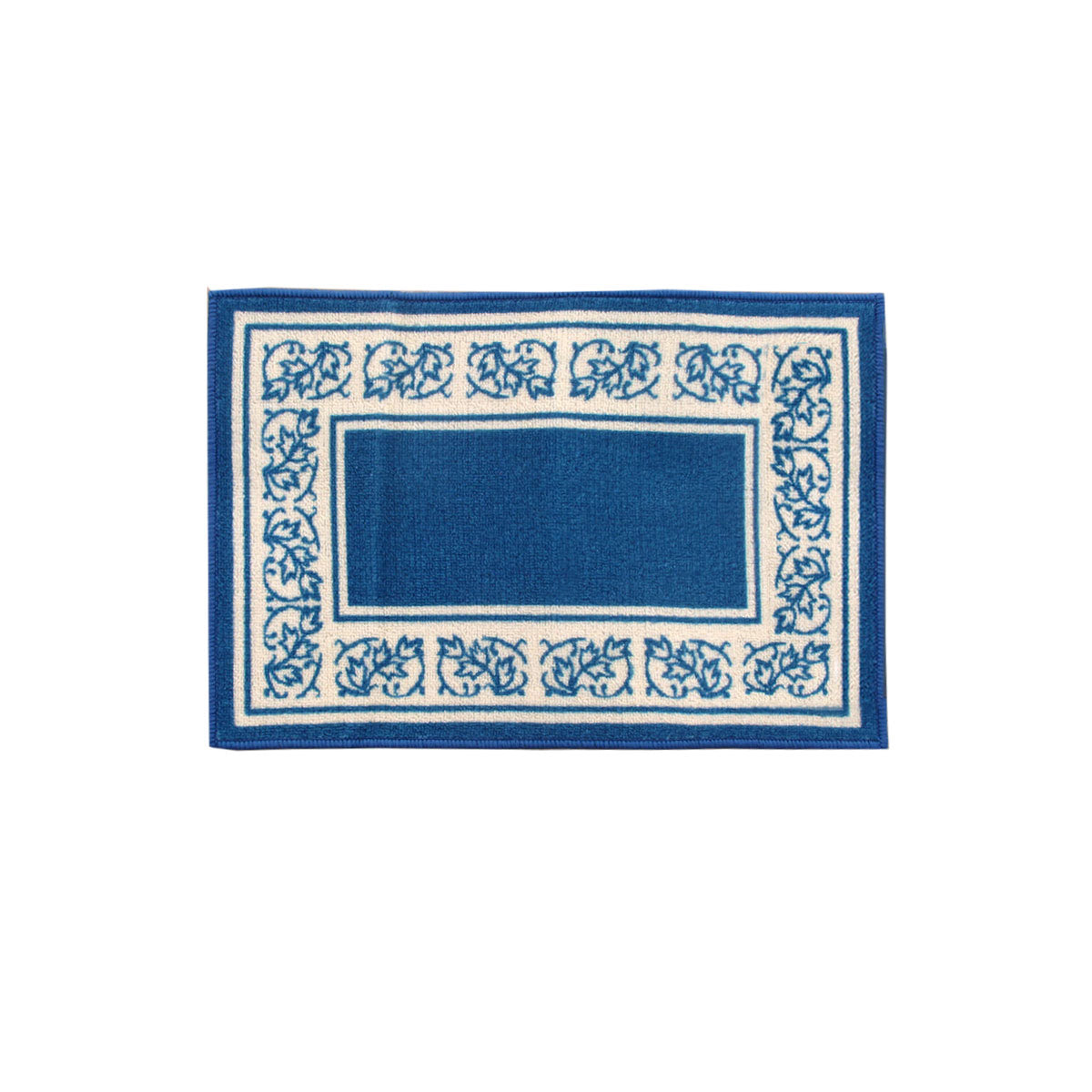 Newton Rubber Backed Non Slip Bath Mat 40 x 60cm Blue