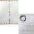 Bubble White Pair of Sheer Eyelet Curtains 140 x 223cm