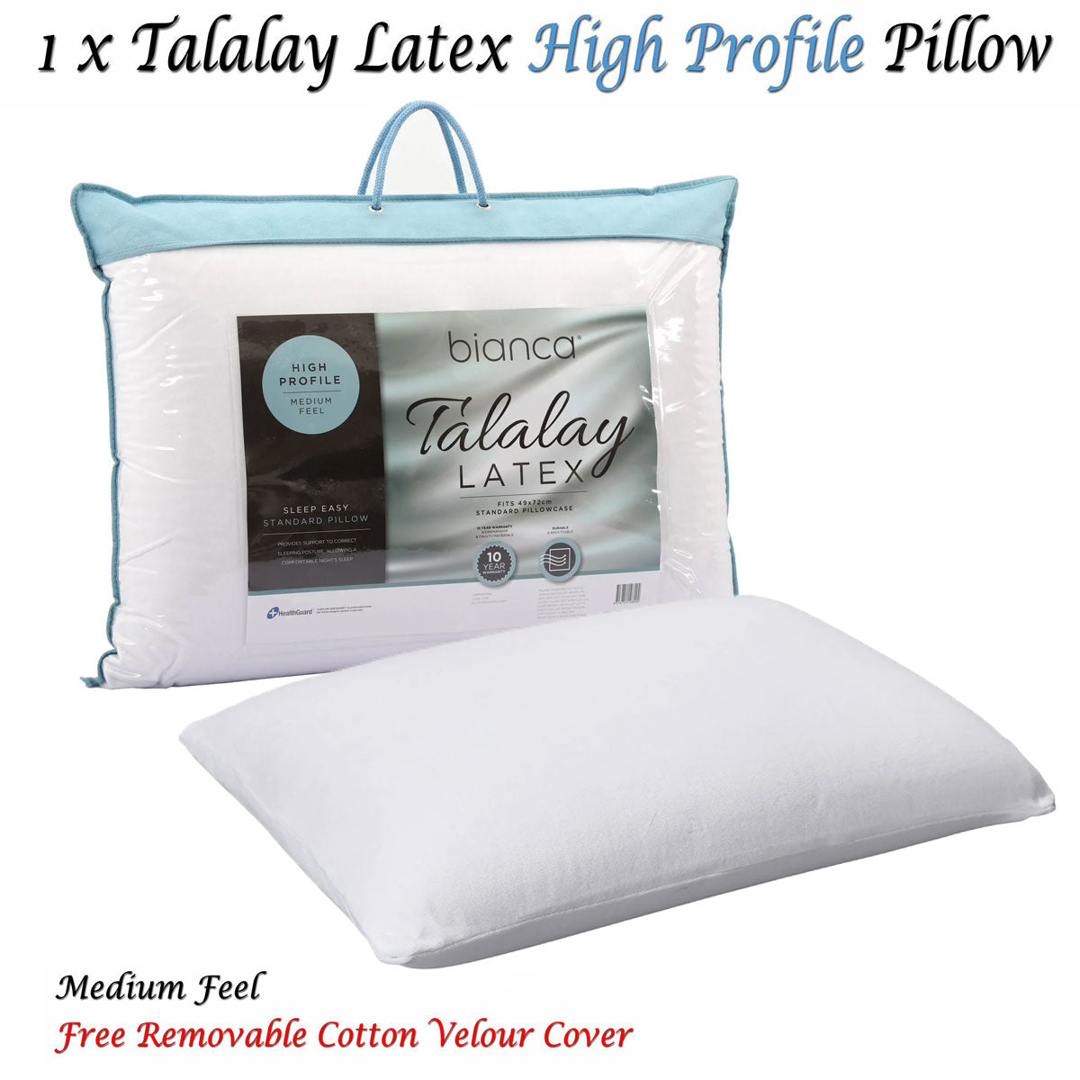 Bianca Talalay Latex High Profile Pillow