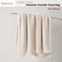 Bianca Sofala Cream Polyester Chenille Throw Rug 130 x 170 cm
