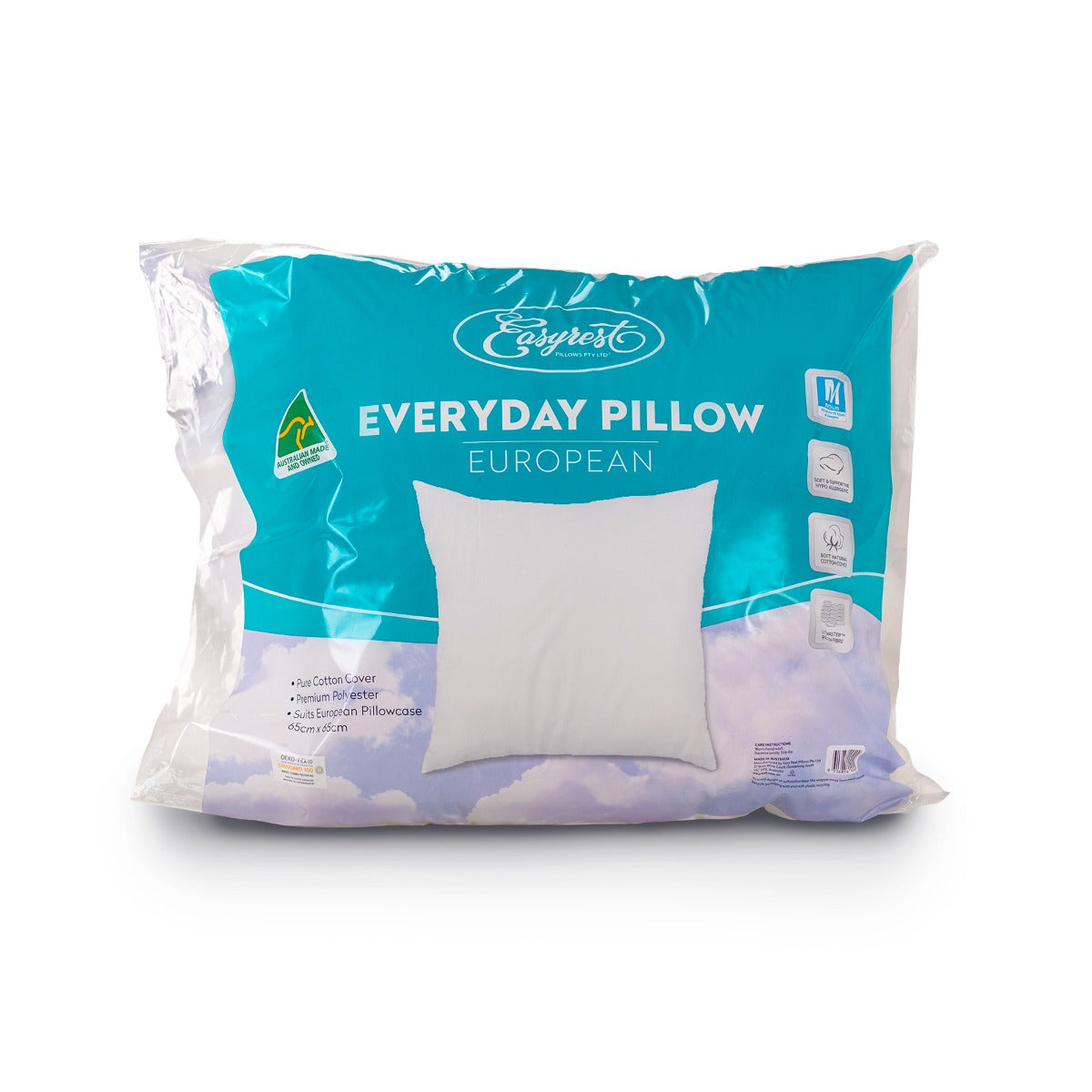 Australian Made Everyday European Pillow