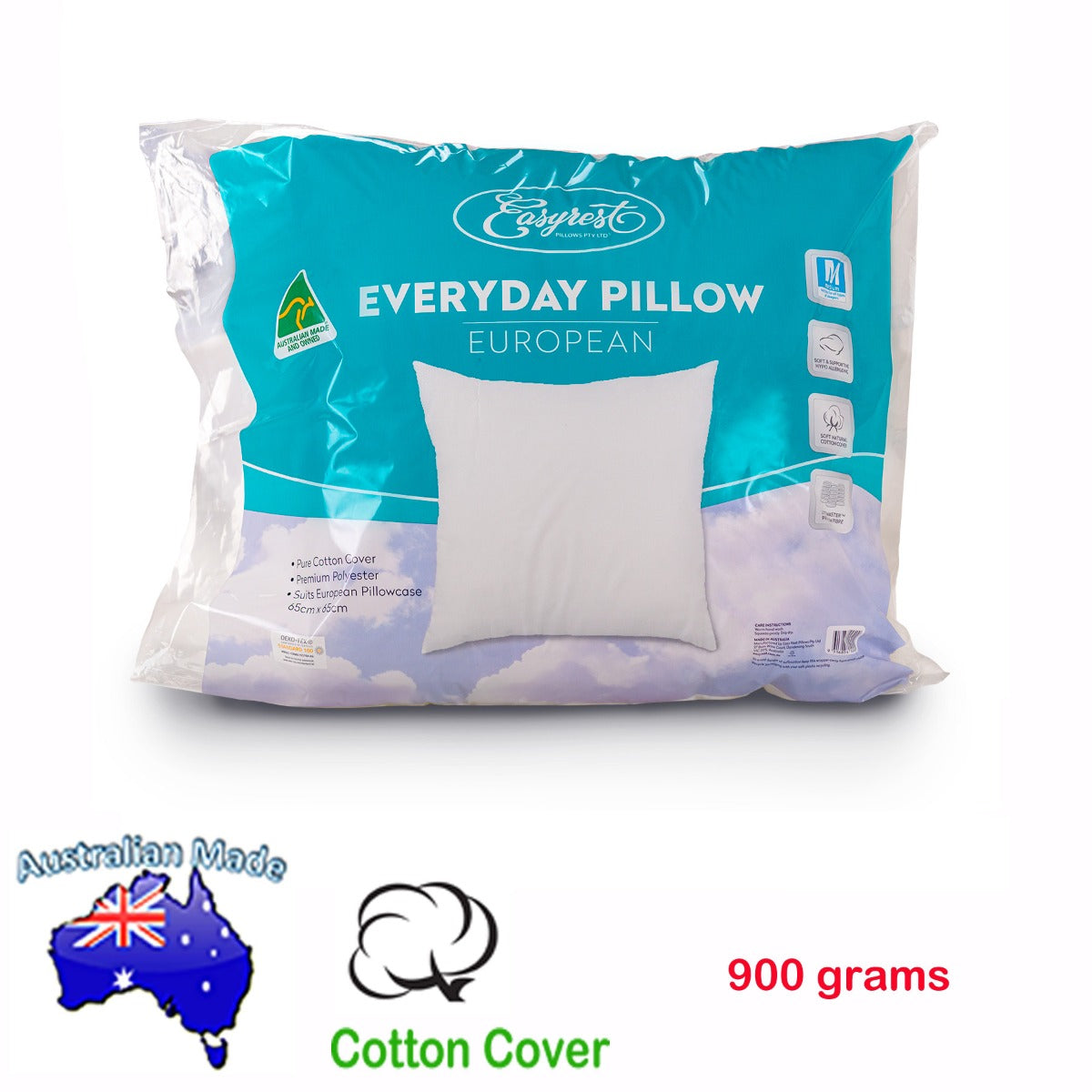 Australian Made Everyday European Pillow