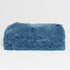 Hotel Living Long Hair Faux Fur Throw Rug Bonnie Blue