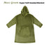 Accessorize Moss Green Super Soft Hooded Blanket Extra Large